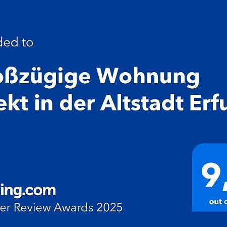 Grosszuegige Wohnung Direkt In Der Altstadt Erfurts Eksteriør bilde